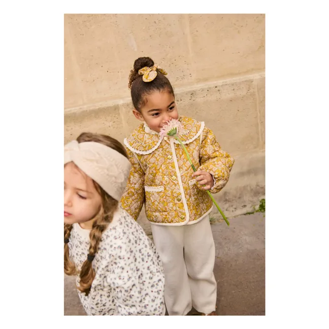 Joulia Steppjacke aus Bio-Baumwolle | Honig