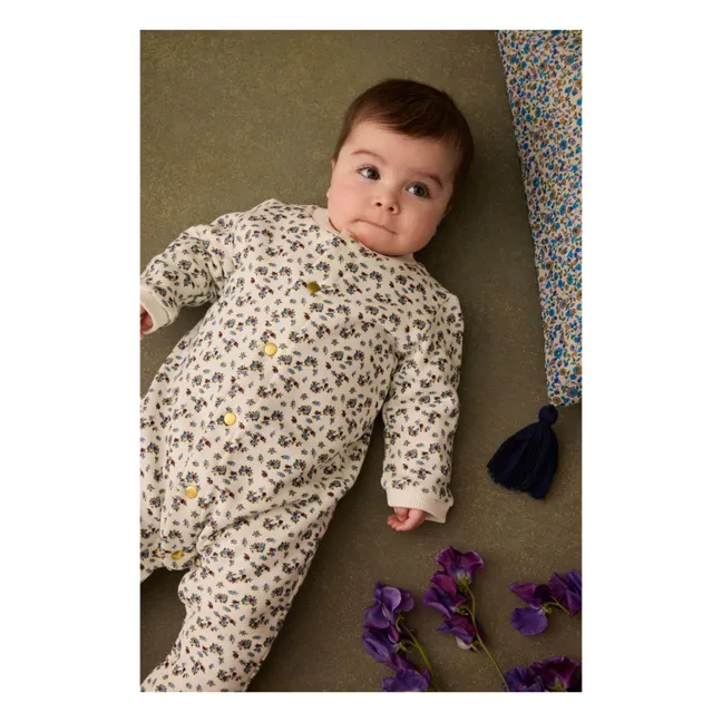 Helene organic cotton jumpsuit | Cream