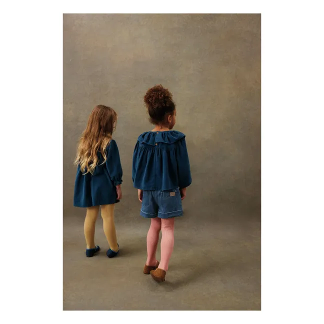 Eneila Bluse aus Bio-Baumwolle | Denim
