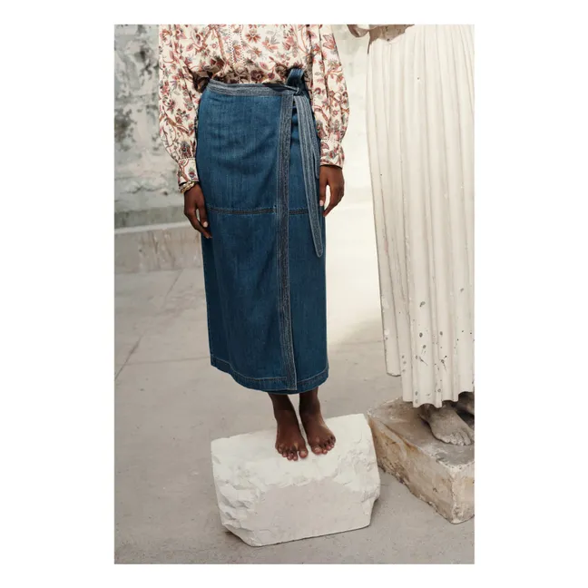 Jupe Emna Denim - Collection Femme | Bleu