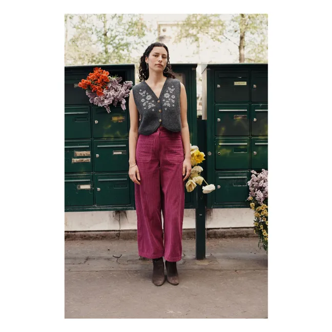 Ibinka Wool Sleeveless Vest - Damen-Kollektion | Kohle