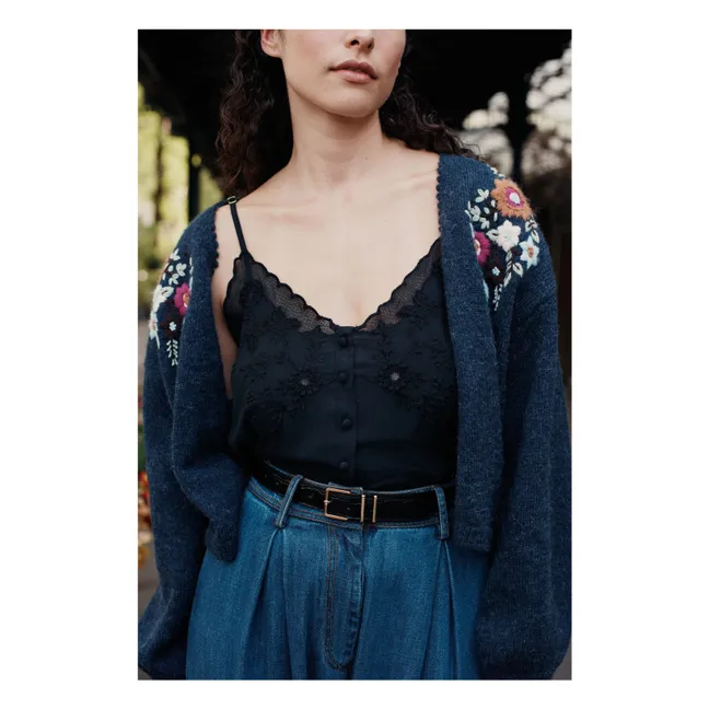 Gilet Lunami Fibres Recyclées- Collection Femme | Bleu marine