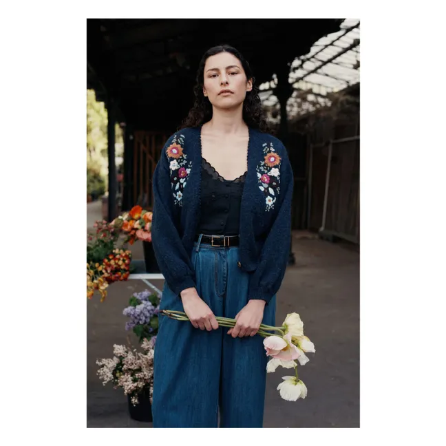 Gilet Lunami Fibres Recyclées- Collection Femme | Bleu marine