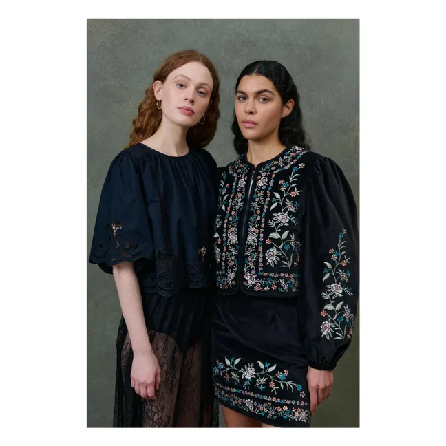 Veste Duras Velours - Collection Femme | Noir