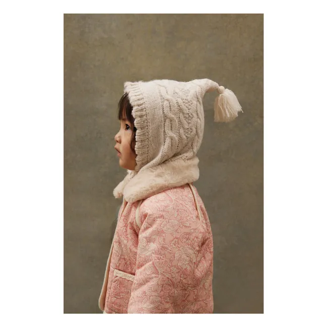 Cagoule Aliouki Laine | Crème