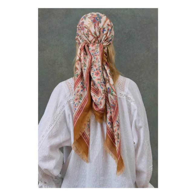 Bufanda de lana Mekness - Colección Mujer | Crema