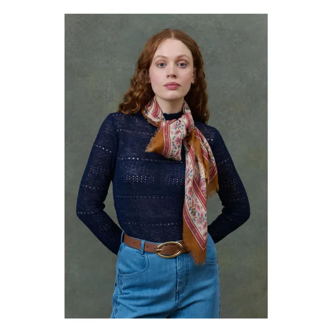 Foulard Mekness Laine - Collection Femme | Crème