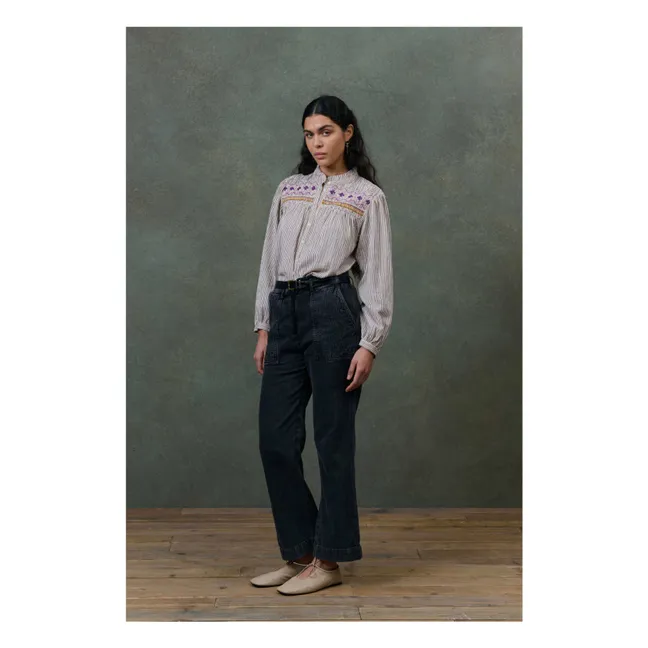 Pantalon Arlovie Coton Bio - Collection Femme | Charbon