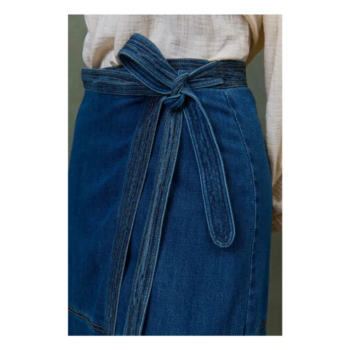 Jupe Emna Denim - Collection Femme | Bleu- Image produit n°4