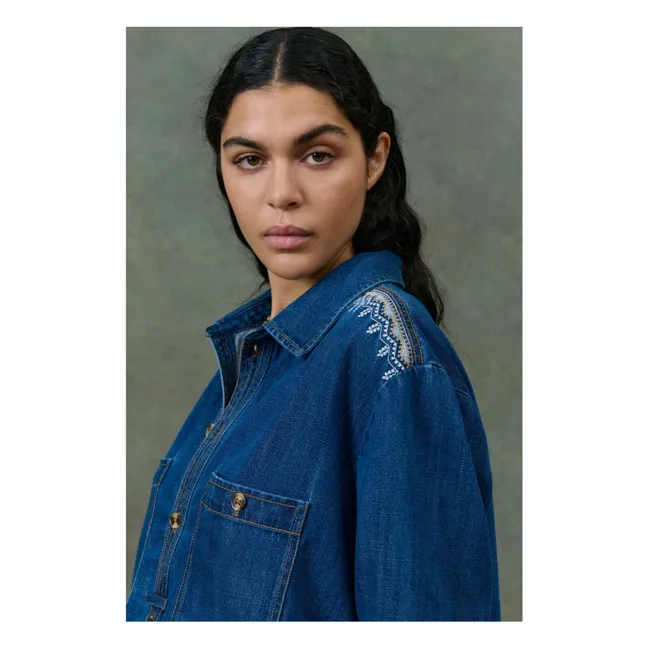 Chemise Ylayana Denim  - Collection Femme | Bleu