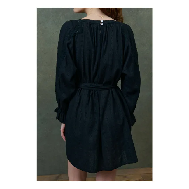 Robe Lauren Coton Bio - Collection Femme | Noir