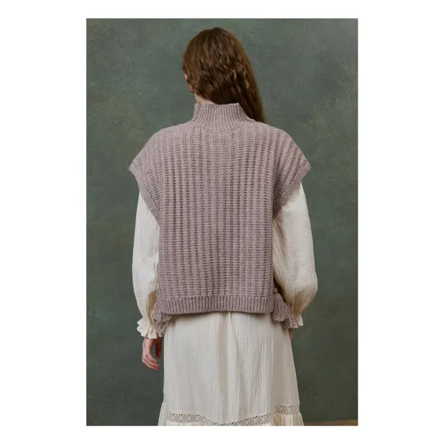 Song Sleeveless Sweater - Women's Collection | Beige