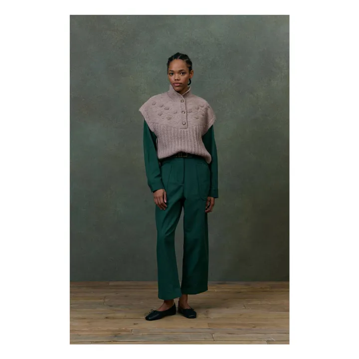 Pull Sans Manches Song - Collection Femme | Beige- Image produit n°1