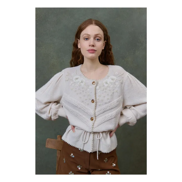 Cardigan Sandya - Women's collection | Cream- Product image n°2