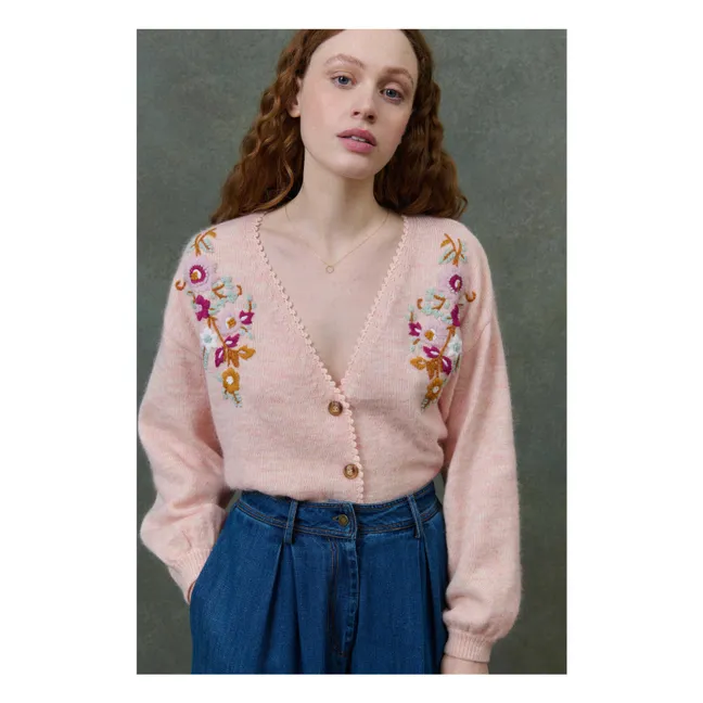 Cárdigan Lunami - Colección Mujer | Rosa empolvado