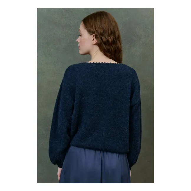 Chaleco de fibra reciclada Lunami - Colección Mujer | Azul Marino