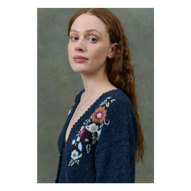 Chaleco de fibra reciclada Lunami - Colección Mujer | Azul Marino