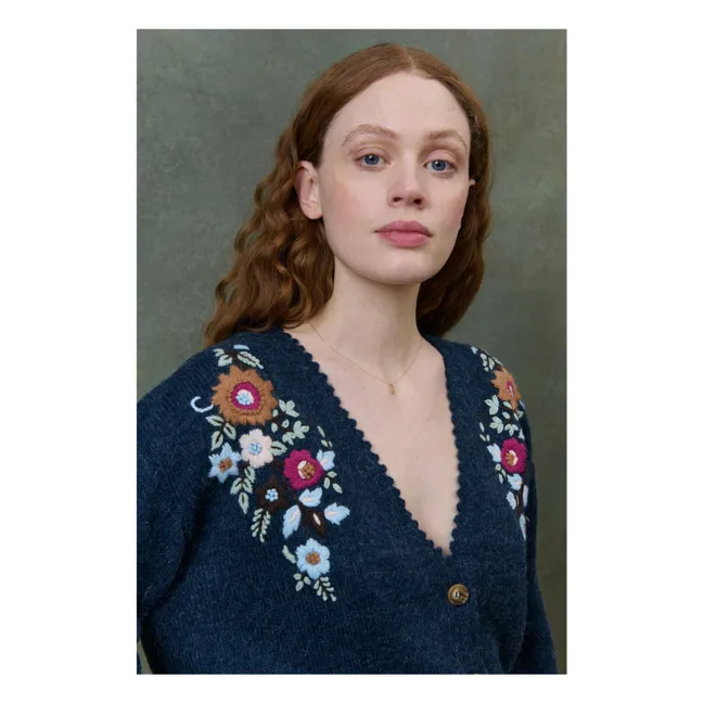 Chaleco de fibra reciclada Lunami - Colección Mujer | Azul Marino