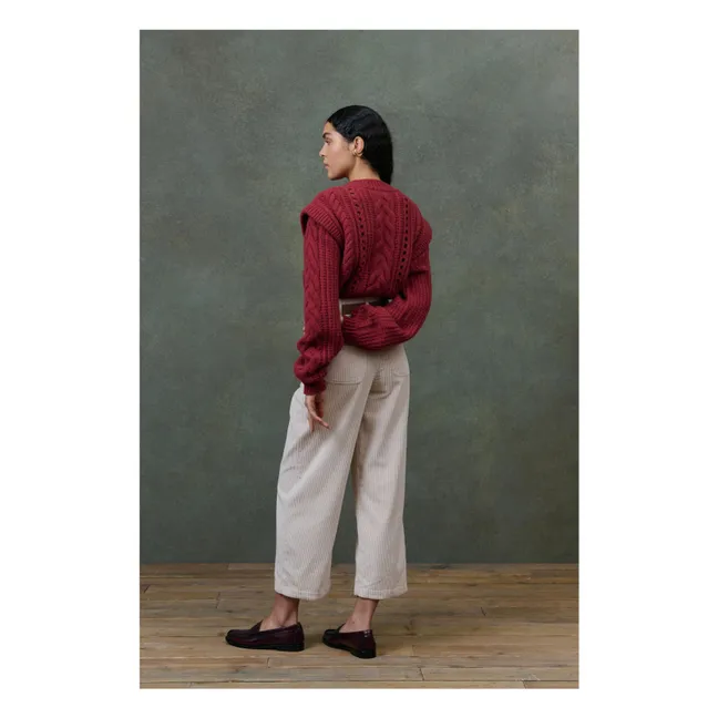 Anika Laine Pullover - Damenkollektion | Rot