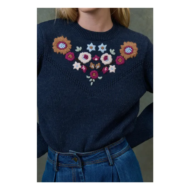 Darina sweater - Women's collection | Navy blue