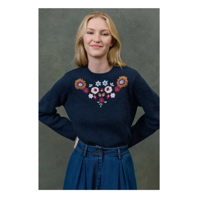 Darina sweater - Women's collection | Navy blue