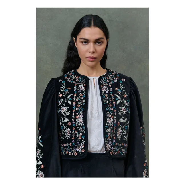 Veste Duras Velours - Collection Femme | Noir