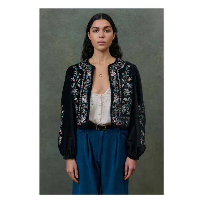 Veste Duras Velours - Collection Femme | Noir
