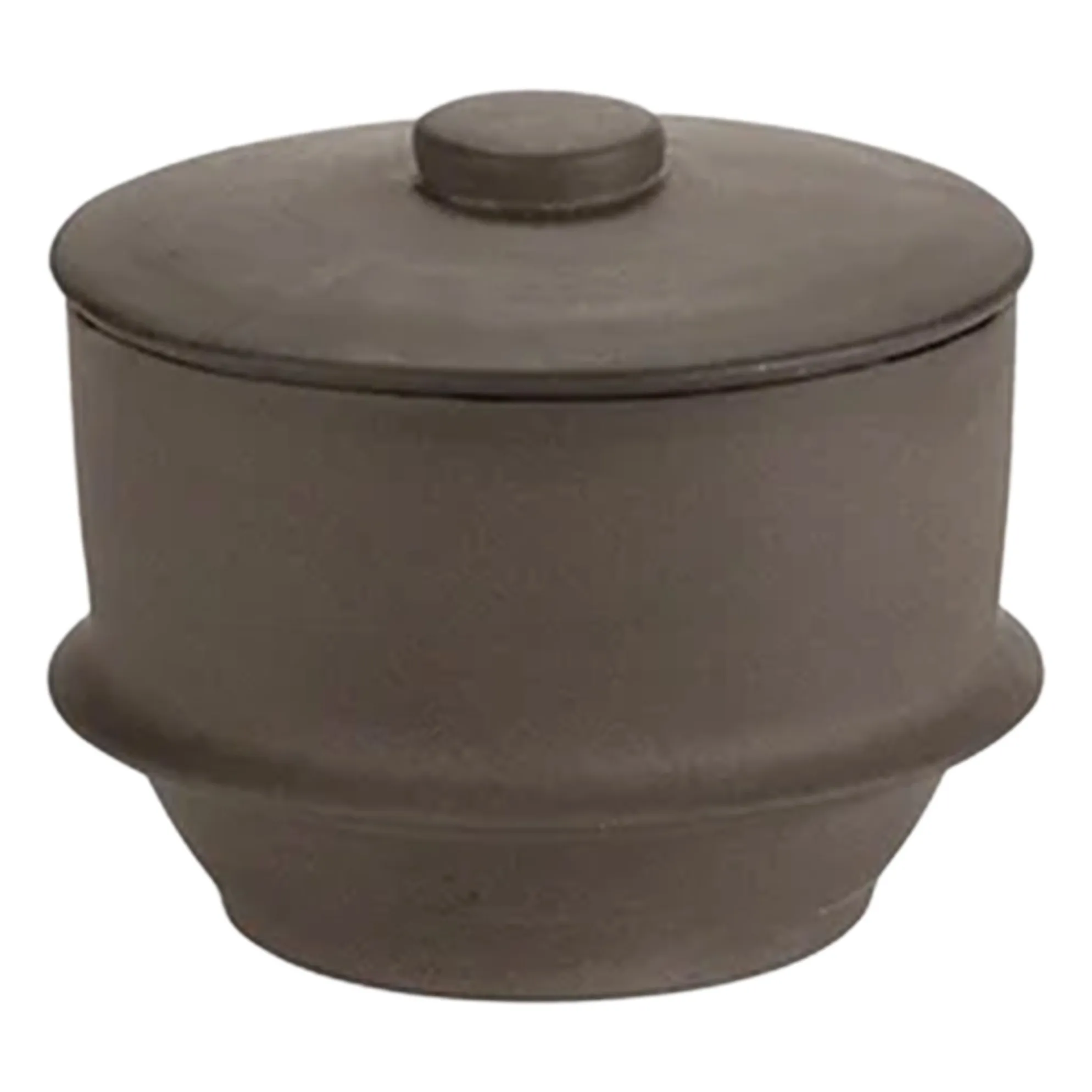 Serax Charcoal Grey Dune Sugar Bowl, Kelly Wearstler