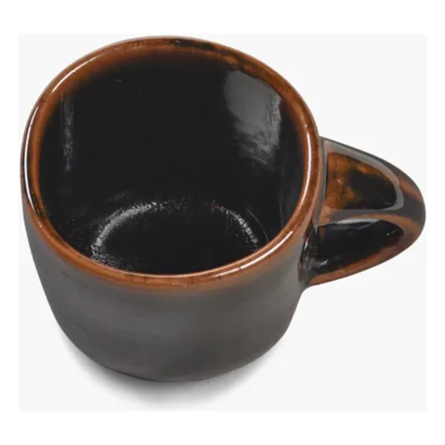 Tasses à café Out of lines, Uncharted - Set de 2 | Marron