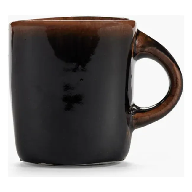 Tasses à café Out of lines, Uncharted - Set de 2 | Marron