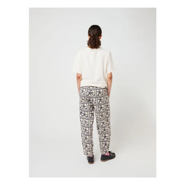 T-shirt Mr Pencil Coton Bio - Collection Femme | Blanc cassé