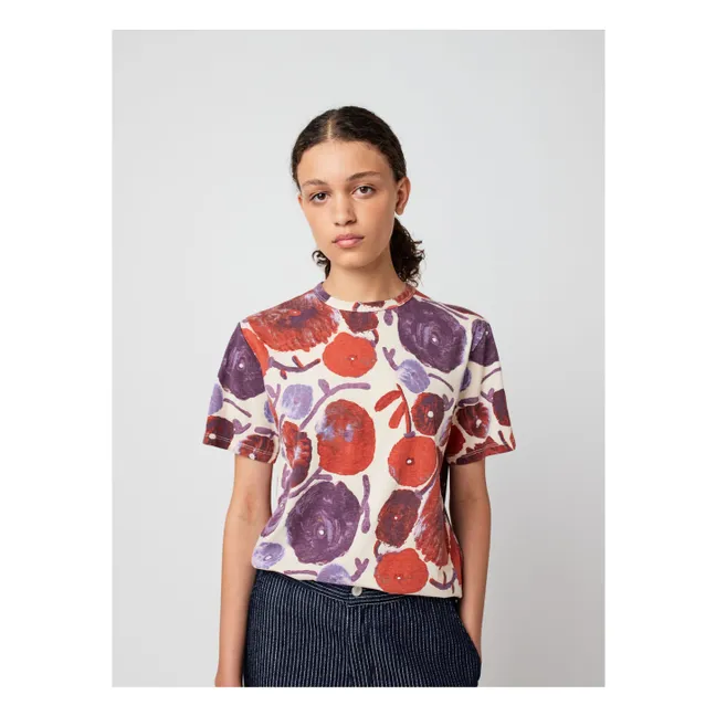 T-shirt Dahlia Coton Bio - Collection Femme | Blanc cassé