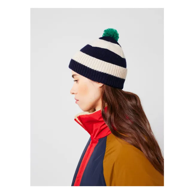 Mr Pencil recycled wool hat - Women's collection | Navy blue