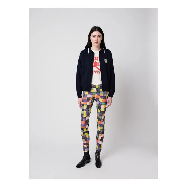 Mr Pencil - Cardigan con zip Fibre riciclate - Collezione Donna | Blu marino