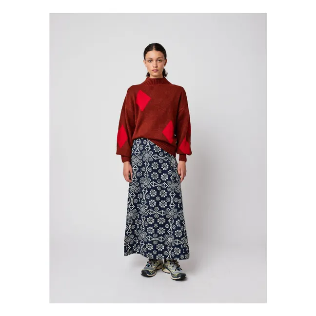 Diamond Card sweater - Women's collection | Brown