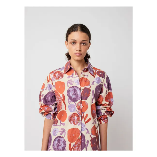 Vestido Dahlia de algodón orgánico - Colección Mujer | Crudo
