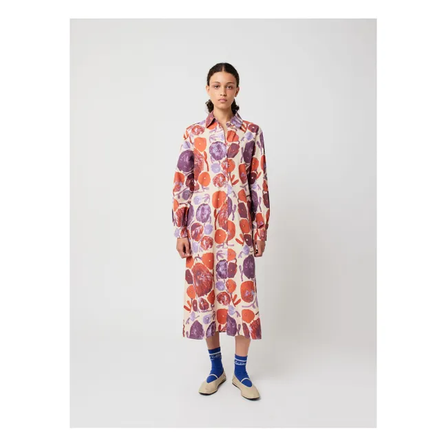Vestido Dahlia de algodón orgánico - Colección Mujer | Crudo