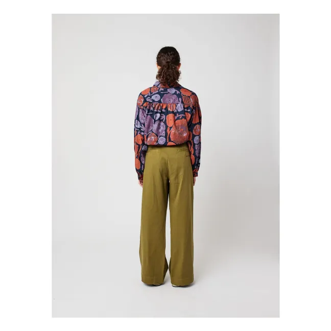 Pantalon Pinces - Collection Femme | Vert kaki