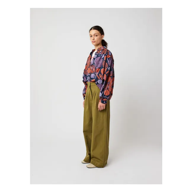 Pantalon Pinces - Collection Femme | Vert kaki