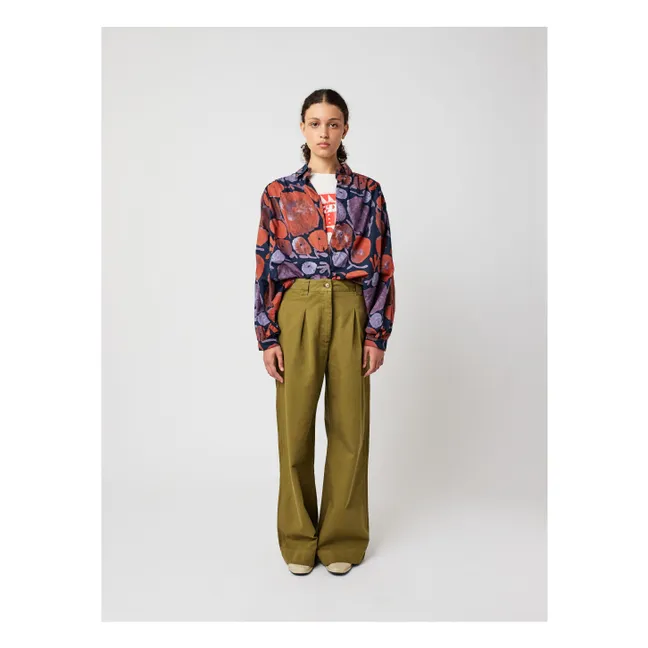 Pantalon Pinces - Collection Femme | Vert kaki