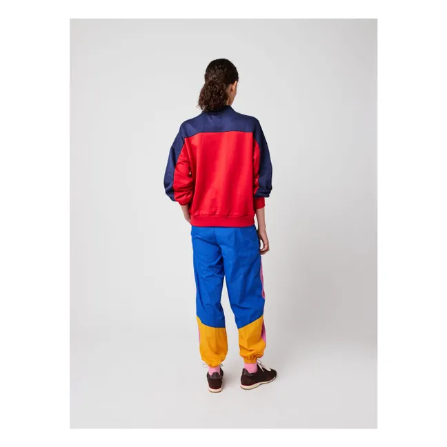 Color Block Sweat Organic Cotton - Women's Collection | Red