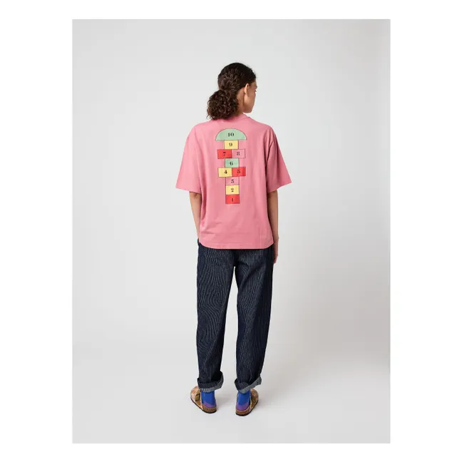 T-shirt Hopscotch Coton Bio - Collection Femme | Rose