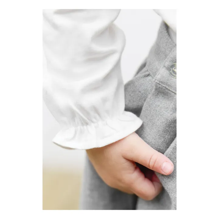 Robe Brodée | Gris- Image produit n°9