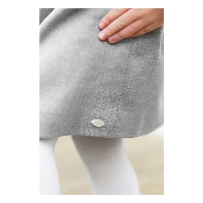 Robe Brodée | Gris