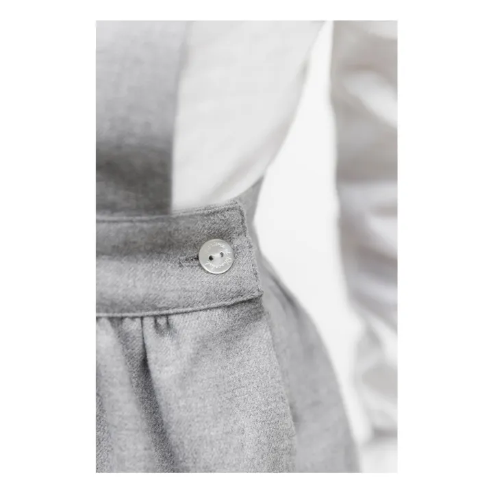 Robe Brodée | Gris- Image produit n°6