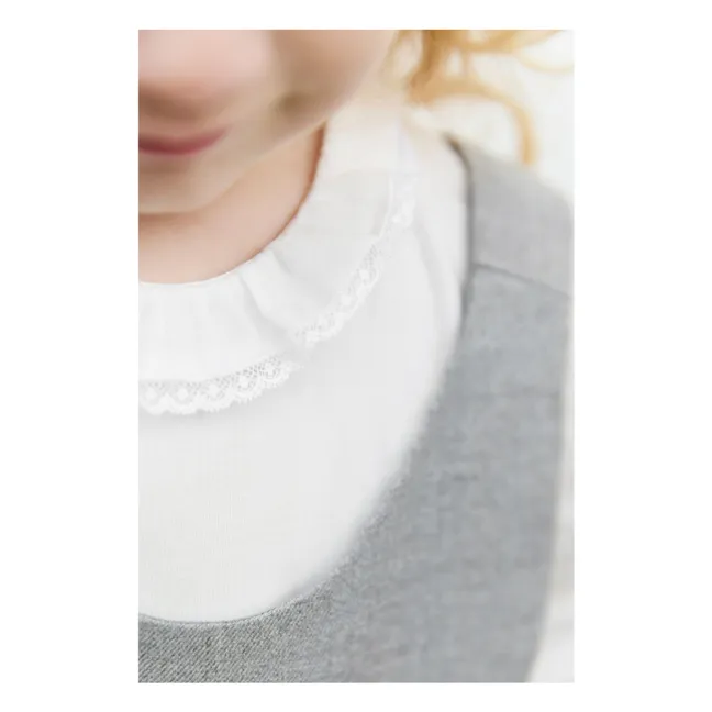 Robe Brodée | Gris