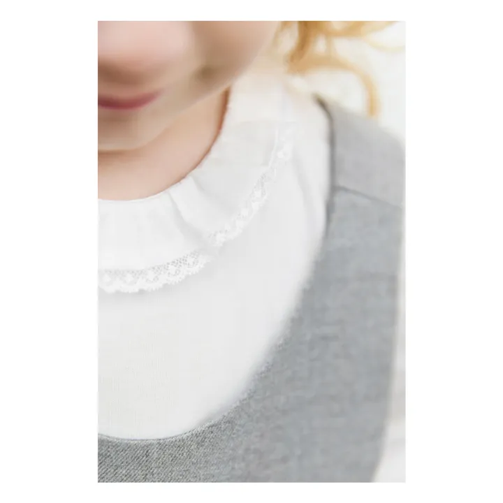 Robe Brodée | Gris- Image produit n°5