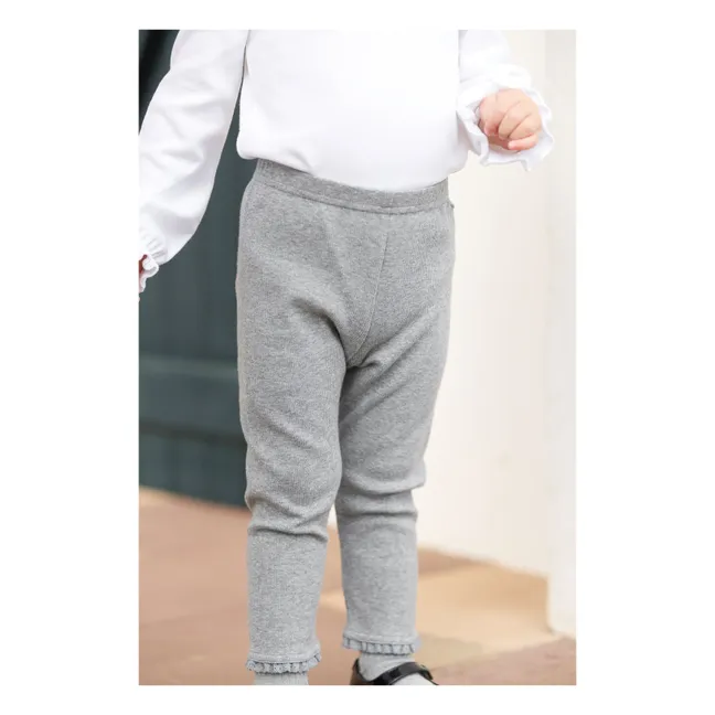 Legging Côtelé | Gris