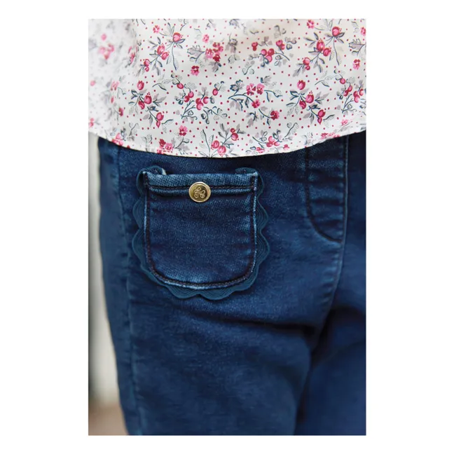 Pantalon Denim | Bleu marine