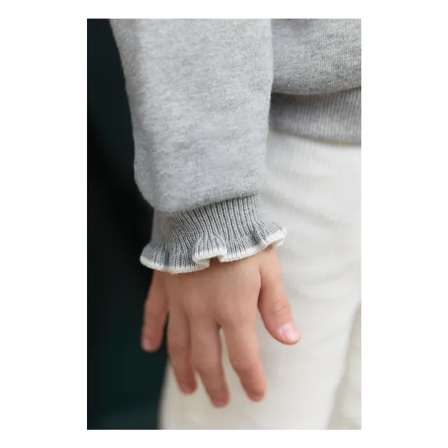 Sweat Brodé | Gris
